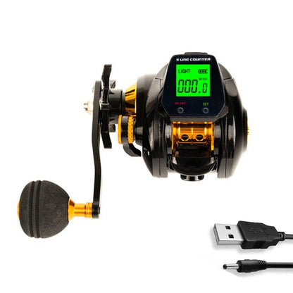 7.2:1 Digital Fishing Baitcasting Reel With Accurate Line Counter Large Display Bite Alarm Counting or Carbon Sea Fishing Rod -  Free Shipping - Aurelia Clothing