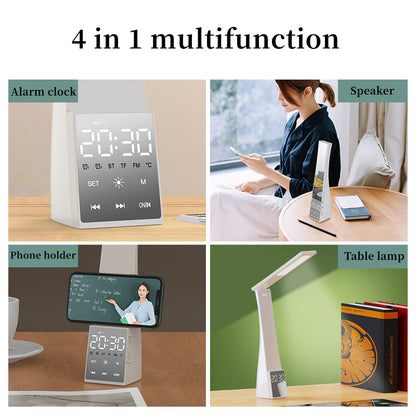 Bluetooth Speaker Eye Protection Lamp Alarm Clock Audio Student Desktop Multi-Function Desk Lamp - Free Shipping - Aurelia Clothing