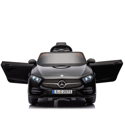 12V Kids Ride On Car w/ Parents Remote Control,Licensed Mercedes-Benz CLS 350 for Kids,Four Wheel Suspension,Power Display,Music,Volume Control,LED Lights,MP3,USB/SD for Kids 37-95 months. -  - Aurelia Clothing