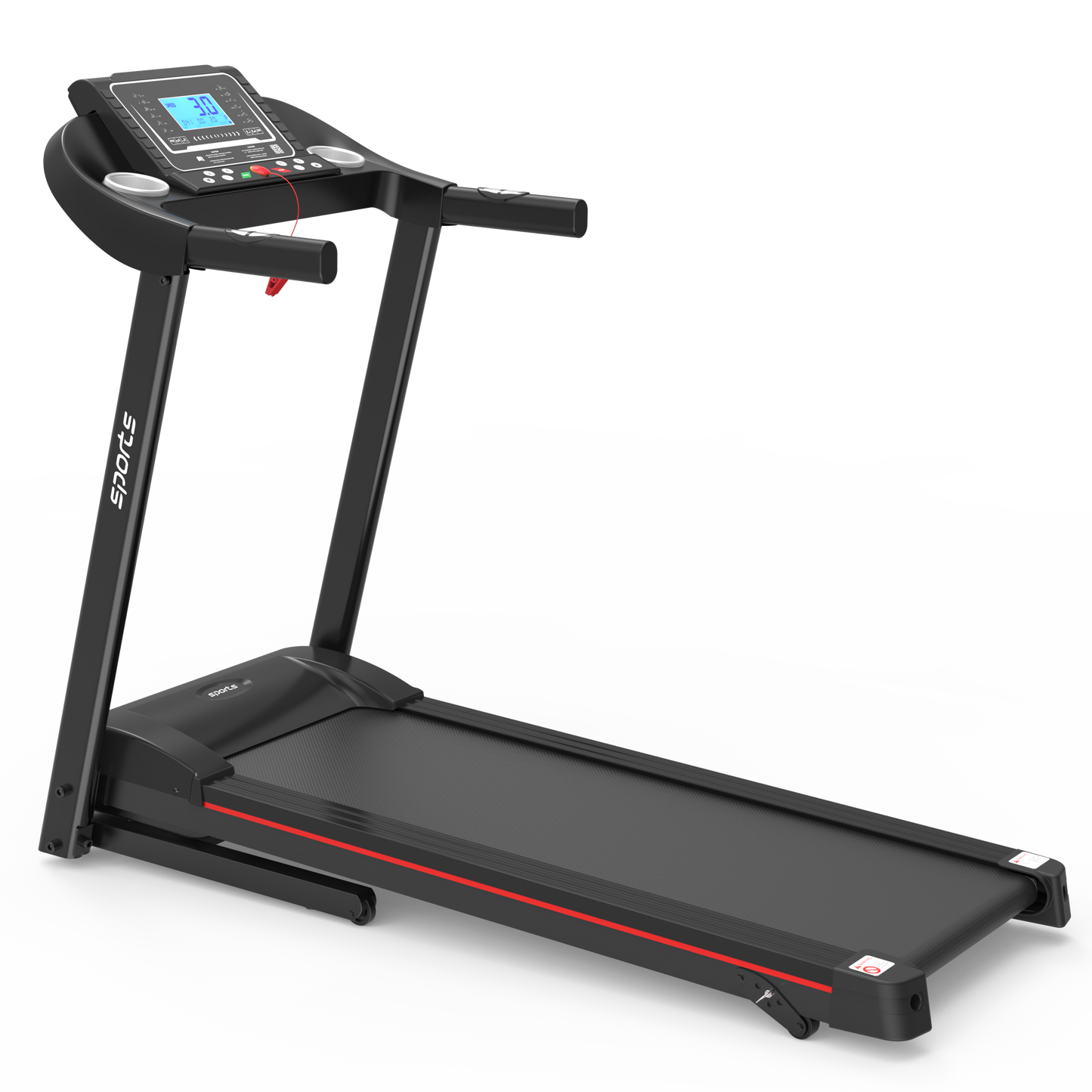 Fitshow App Home Foldable Treadmill with Incline, Folding Treadmill for Home Workout, Electric Walking Running Treadmill Machine 5" LCD Screen 250 LB Capacity Bluetooth Music - Free Shipping - Aurelia Clothing