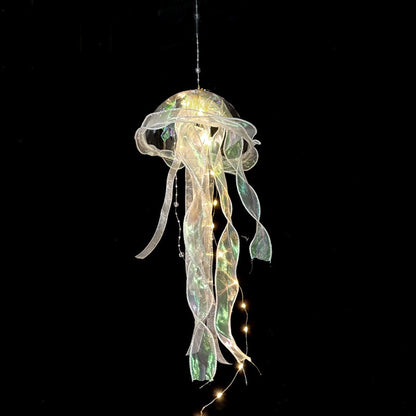 LED decorative hanging jellyfishlight realistic Handmade jelly fish led jellyfish light lantern - Free Shipping - Aurelia Clothing