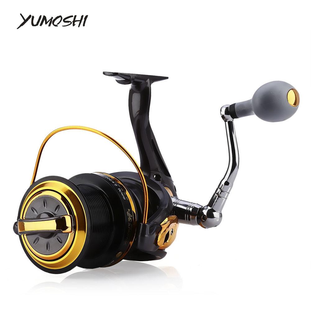 YUMOSHI Fishing Reel 12 + 1 Ball Bearings Aluminum Alloy Spool Coil Wheel  Fishing Reels 8000 / 9000 Series - Free Shipping - Aurelia Clothing