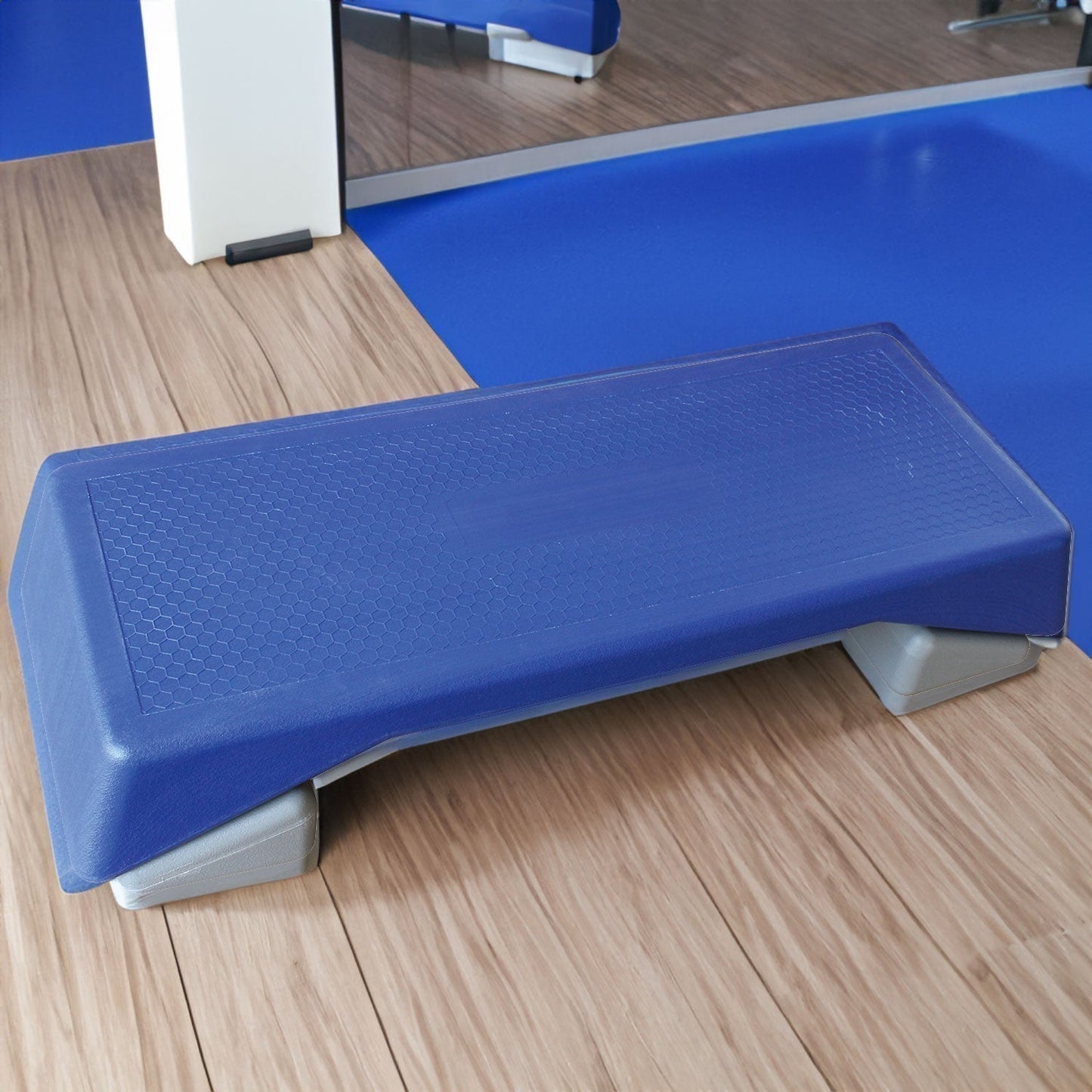 Aerobics Step Platform Height-Adjustable Fitness Equipment Stepper Trainer Exercise Step Platform Sliding Lifting Pad Blue -  Free Shipping - Aurelia Clothing