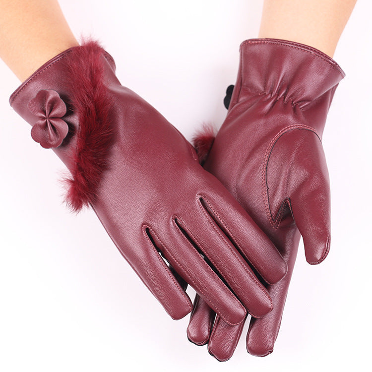 Autumn and winter gloves for ladies - Free Shipping - Aurelia Clothing