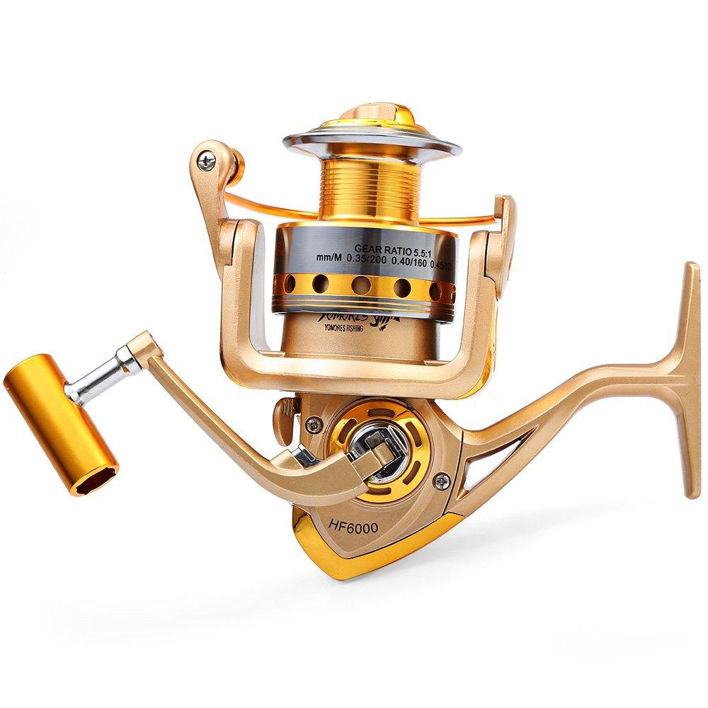 YUMOSHI HF 1000 - 7000 Fishing Reel Metal Spool Spinning Fishing Reels Folding Arm 10-Ball Bearing 5.5 : 1 Fly - Free Shipping - Aurelia Clothing