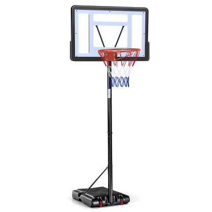 Basketball Hoop Outdoor 5.2 Ft to 6.8Ft Adjustable Basketball Goal with 32 - Free Shipping - Aurelia Clothing