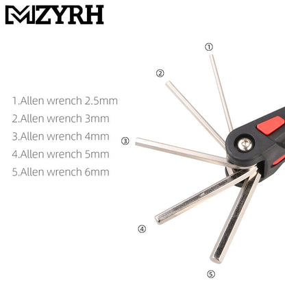 Bicycle 19 In 1 Combination Tool Mountain Bike Bicycle Folding Tool Multi-Function Repair Tool - Free Shipping - Aurelia Clothing