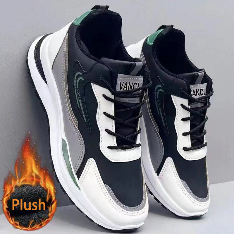 New Large Men's Shoes Sports Casual Shoes Mesh Breathable Shoes Black Men's Shoes - Free Shipping - Aurelia Clothing