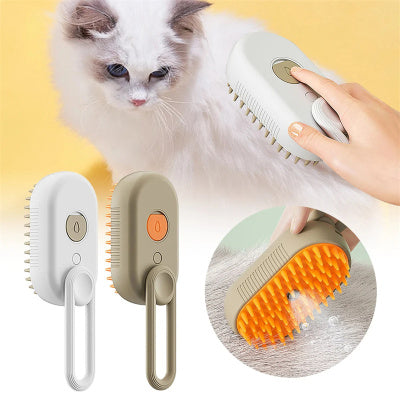 Cat Steam Brush Steamy Dog Brush 3 In 1 Electric Spray Cat Hair Brushes For Massage Pet Grooming Comb Hair Removal Combs Pet Pro - Free Shipping - Aurelia Clothing