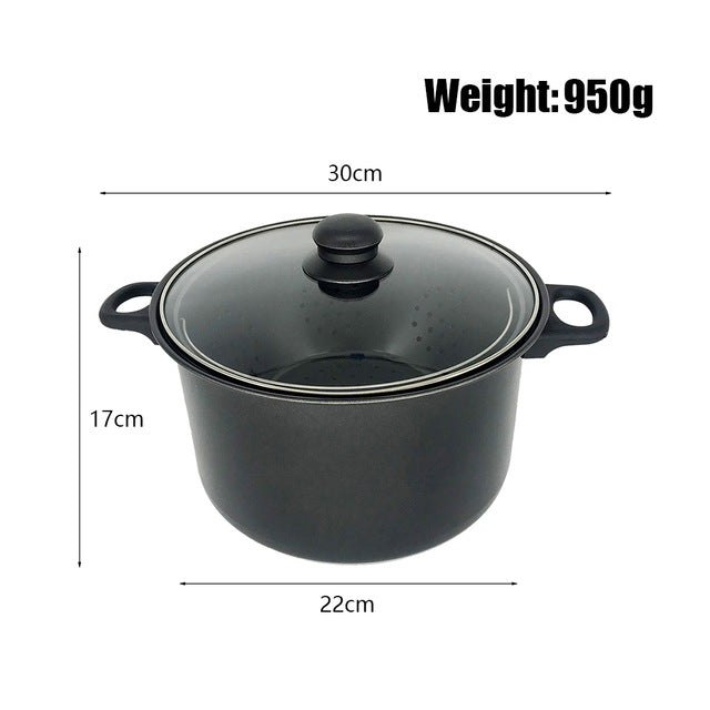 Cooking Pot with Built-In Strainer Water Filter Non-stick Pot Drain Basket Multifunctional Stainless Steel Cooking Pot Dropship - Free Shipping - Aurelia Clothing