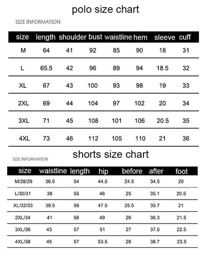 Cotton Mens Sets Summer Button Polo Shirts Sets Turn Down Mens Shorts 4XL Men Clothes 2 Piece Set Elastic Waist Shorts - Free Shipping - Aurelia Clothing