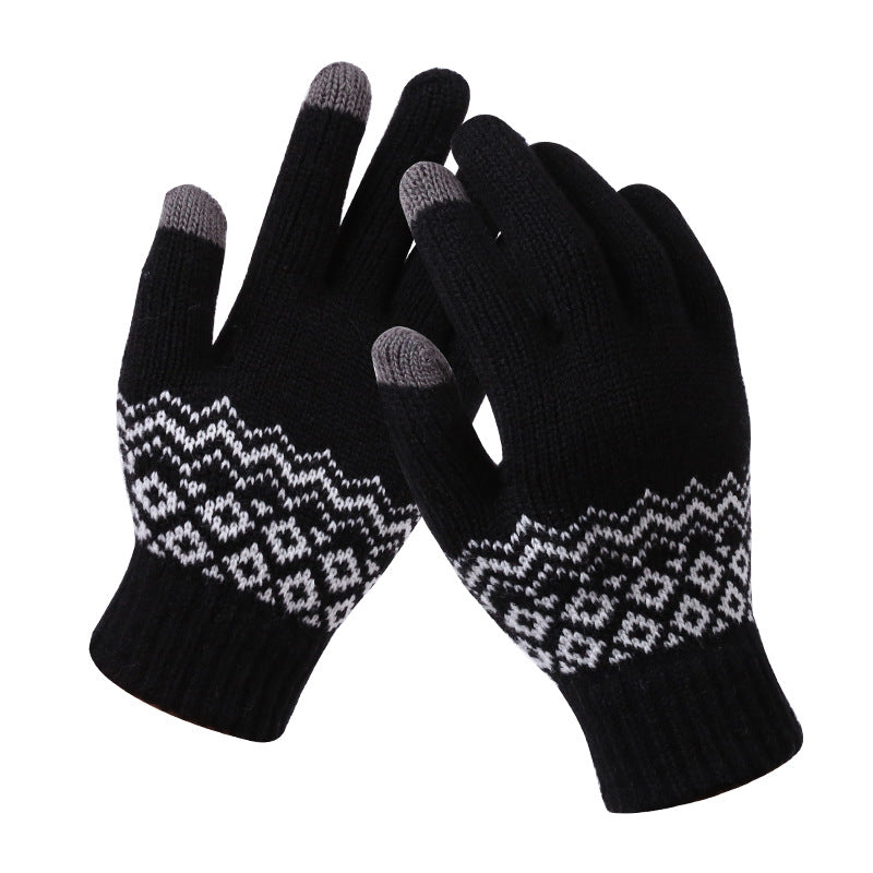 Couple knitted gloves touch screen gloves - Free Shipping - Aurelia Clothing