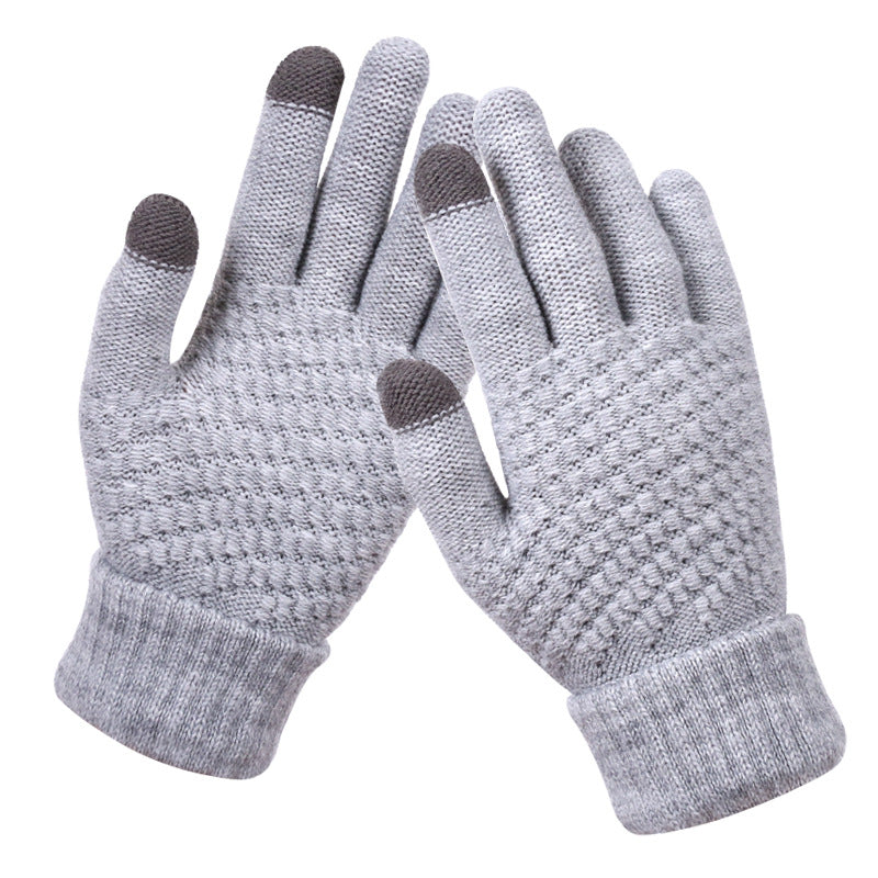 Couple knitted gloves touch screen gloves - Free Shipping - Aurelia Clothing