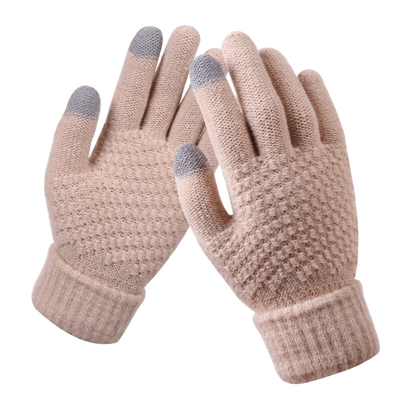 Couple knitted gloves touch screen gloves - Free Shipping - Aurelia Clothing