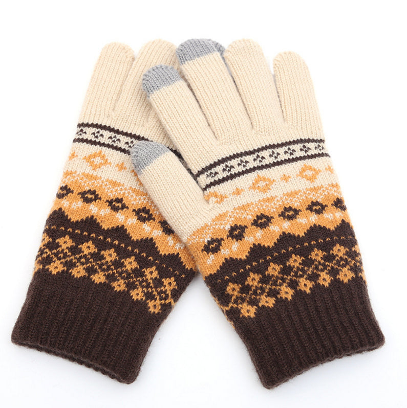 Couple knitted gloves touch screen gloves - Free Shipping - Aurelia Clothing