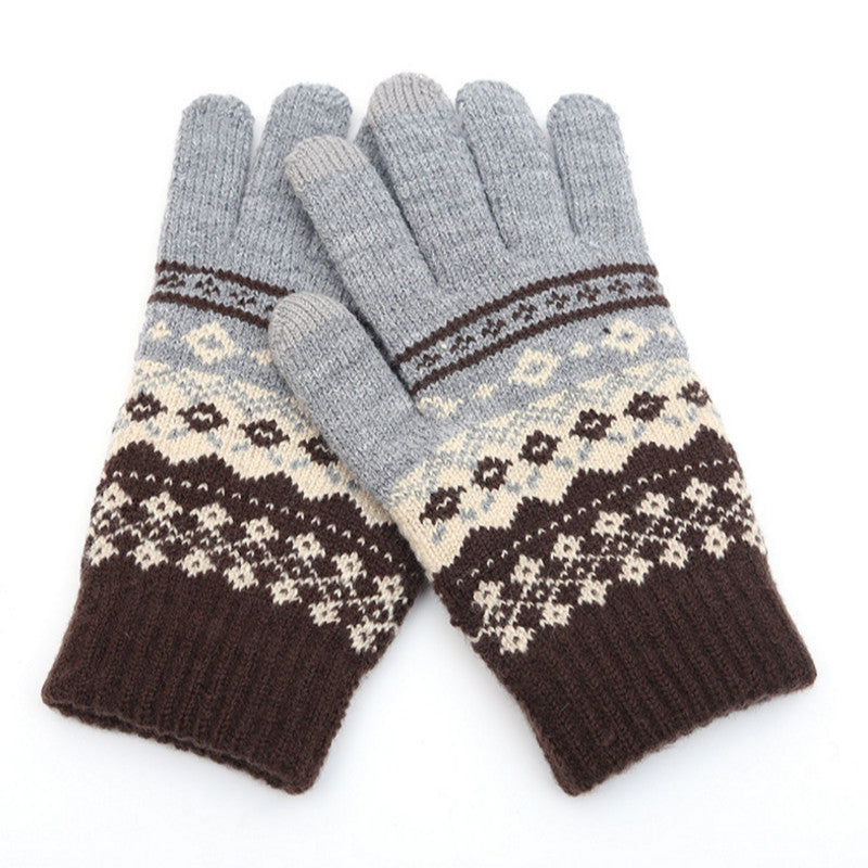 Couple knitted gloves touch screen gloves - Free Shipping - Aurelia Clothing