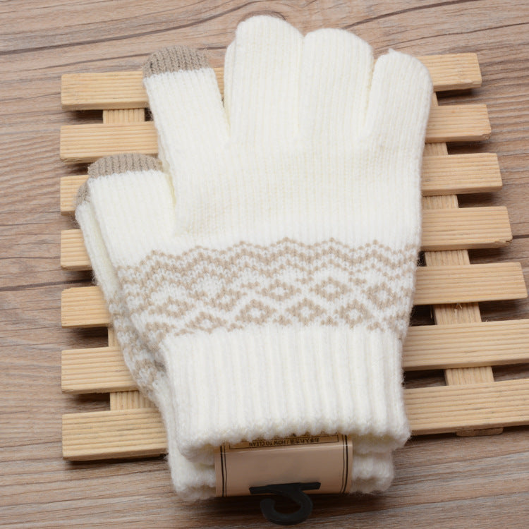 Couple knitted gloves touch screen gloves - Free Shipping - Aurelia Clothing