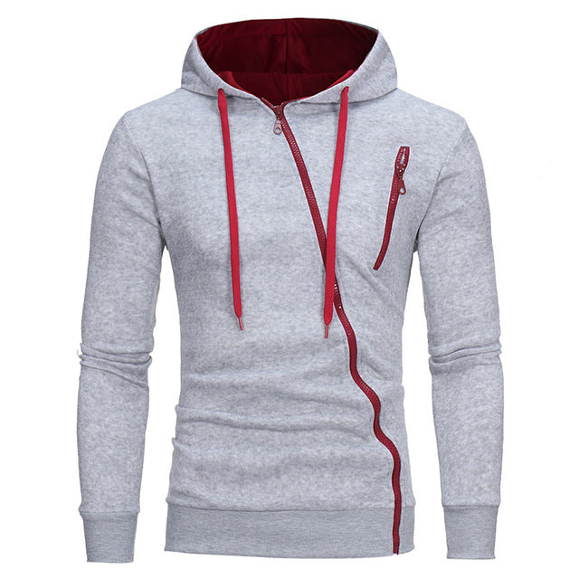 Casual Solid Tracksuit Zipper Hooded Sweatshirt Jacket +Sweatpants Mens Tracksuit - Free Shipping - Aurelia Clothing