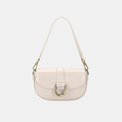 David Jones PU Leather Shoulder Bag - Aurelia Clothing