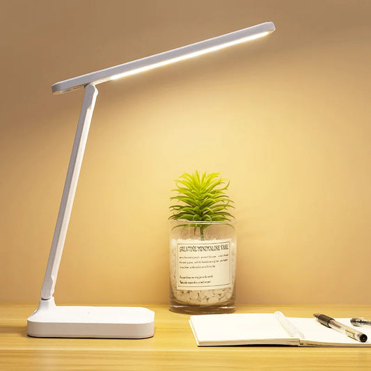 Eye protection desk lamp touch dimming color adjustment desk charging bedside LED reading desk lamp - Free Shipping - Aurelia Clothing