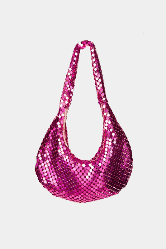 Fame Sequin Disc Handbag - Free Shipping - Aurelia Clothing