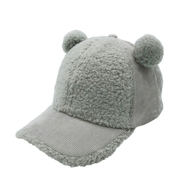 Fashion Baby Baseball Cap Newborn Velvet Hat Fashionable Kids Hats Children Accessories Winter Warm Baby Hat 2-5Y - Free Shipping - Aurelia Clothing