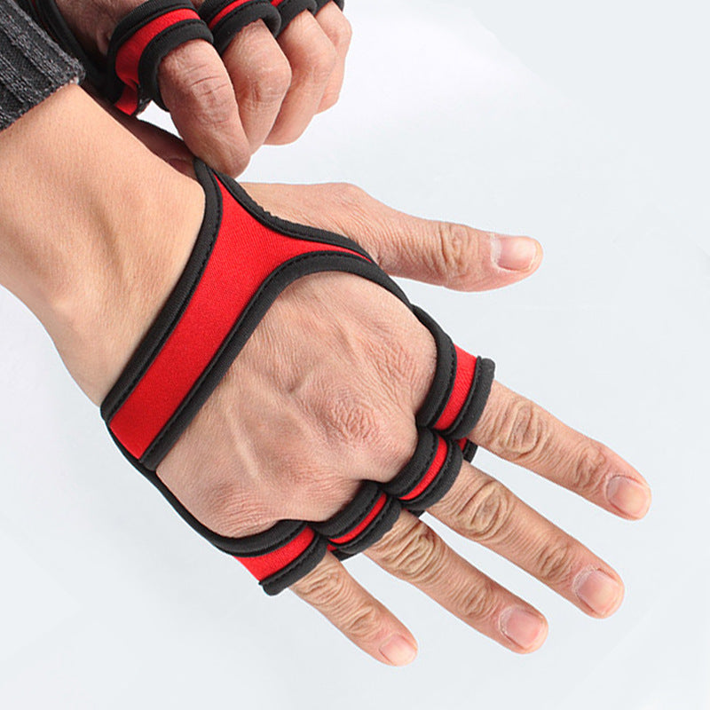 Fitness weightlifting anti-skid riding hard pull half finger gloves - Free Shipping - Aurelia Clothing