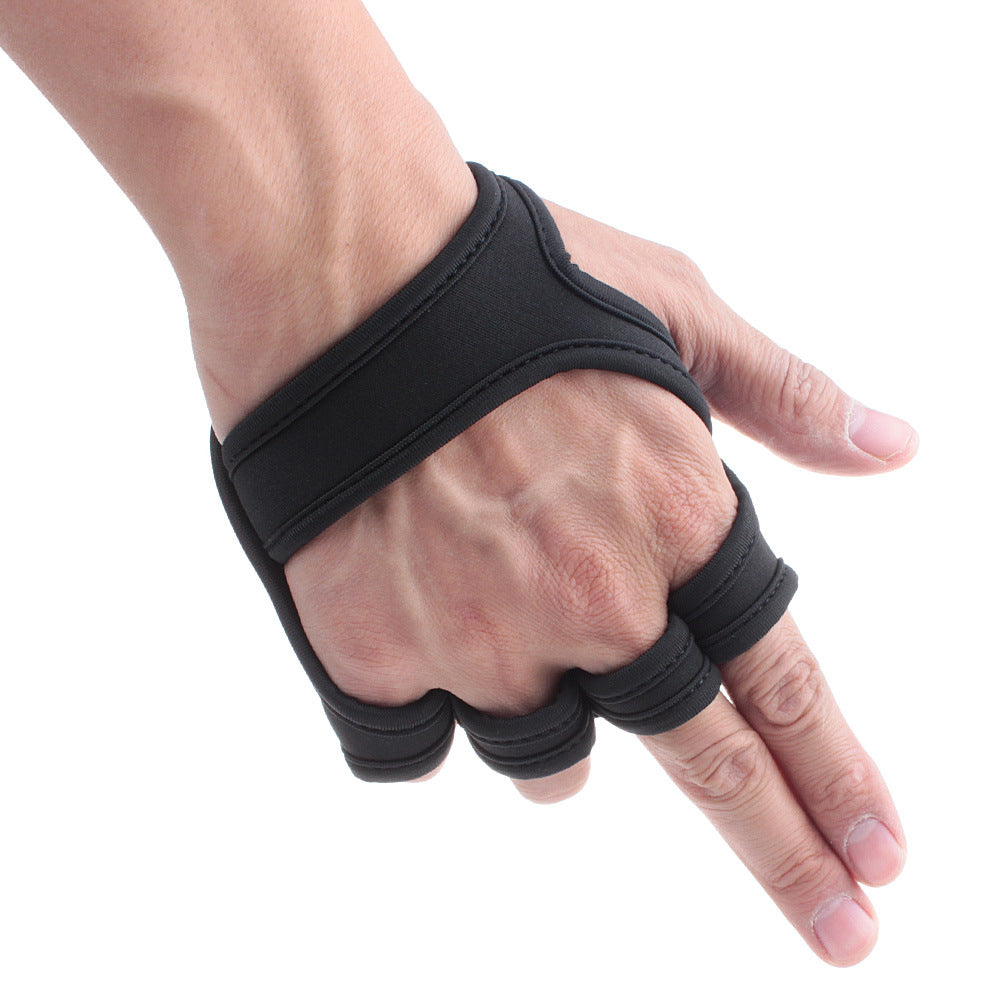 Fitness weightlifting anti-skid riding hard pull half finger gloves - Free Shipping - Aurelia Clothing