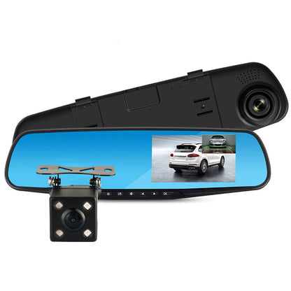 Full HD 1080P Car Dvr Camera Auto 4.3 Inch Rearview Mirror Digital Video Recorder Dual Lens Registratory Camcorder -Free Shipping - Aurelia Clothing