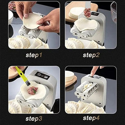 Fully Automatic Electric Dumpling Maker Artifact DIY Machine Mould Pressing Dumpling Skin Mould USB Rechargeable Kitchen Gadget - Free Shipping - Aurelia Clothing