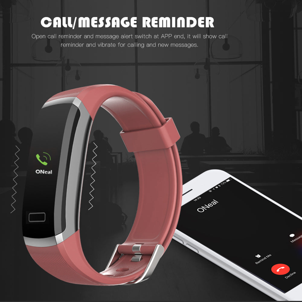 GT101 Smart Bracelet Sport Watch Heart Rate Monitor Pedometer Fitness Tracker Compatible IOS Android For Men Women - Free Shipping - Aurelia Clothing