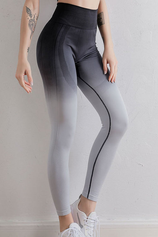 Gradient High Waist Sports Leggings - Aurelia Clothing