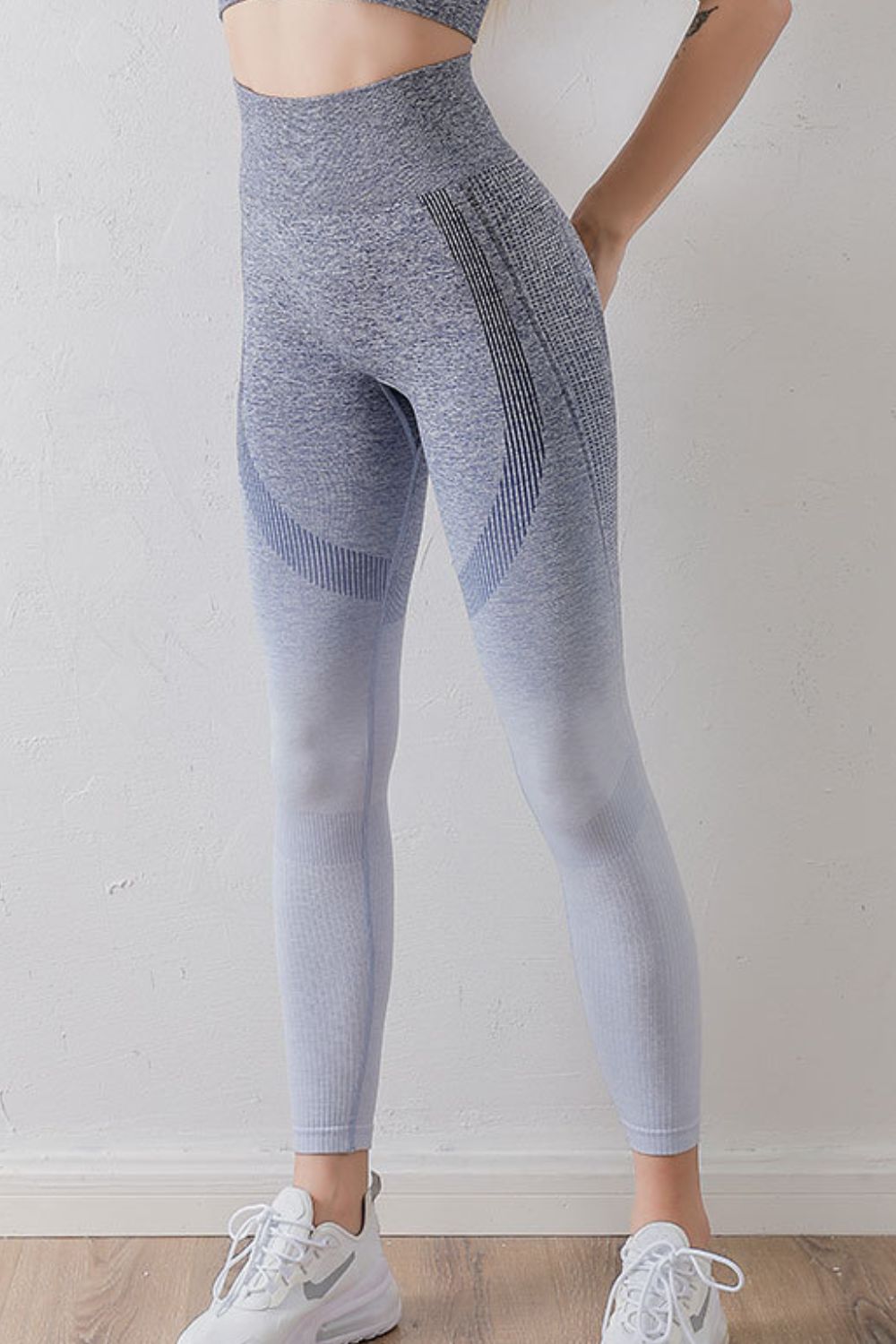 Gradient High Waist Sports Leggings - Aurelia Clothing