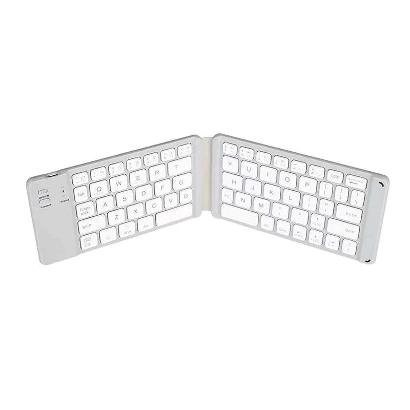 Light-Handy Bluetooth Folding Mini Backlit Keyboard Foldable Wireless Keypad For IOS/Android/Windows Ipad Tablet Laptop Computer - Free Shipping - Aurelia Clothing