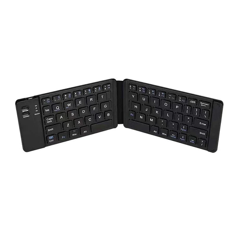 Light-Handy Bluetooth Folding Mini Backlit Keyboard Foldable Wireless Keypad For IOS/Android/Windows Ipad Tablet Laptop Computer - Free Shipping - Aurelia Clothing