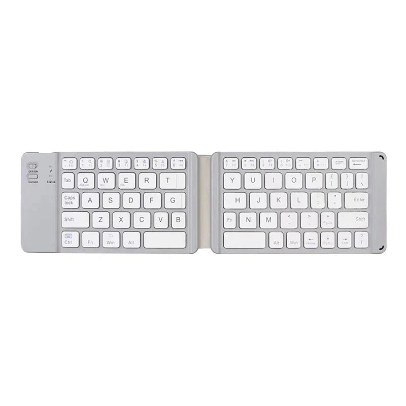 Light-Handy Bluetooth Folding Mini Backlit Keyboard Foldable Wireless Keypad For IOS/Android/Windows Ipad Tablet Laptop Computer - Free Shipping - Aurelia Clothing