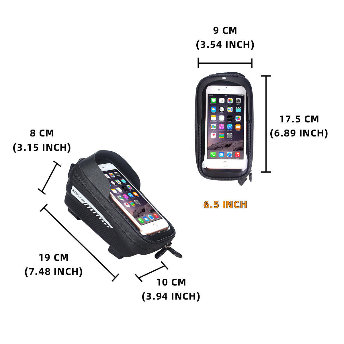 Hard Shell Bicycle Bag Front Beam Bag Mountain Bike Mobile Phone Touch Screen Upper Tube Bag Saddle Bag Riding Equipment - Free Shipping - Aurelia Clothing