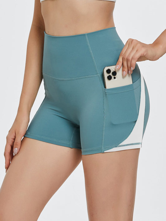 High Waist Active Shorts - Free Shipping - Aurelia Clothing