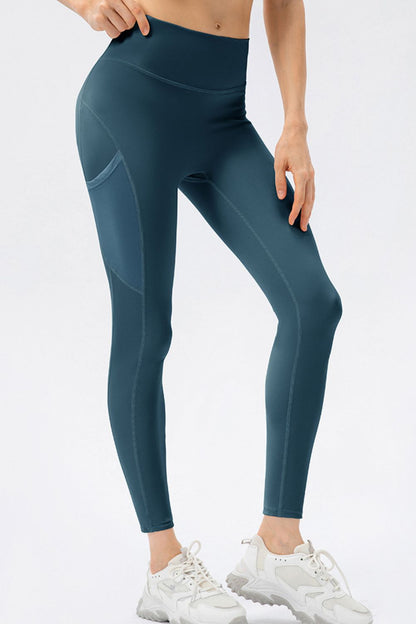 High Waist Slim Fit Long Sports Pants - Aurelia Clothing