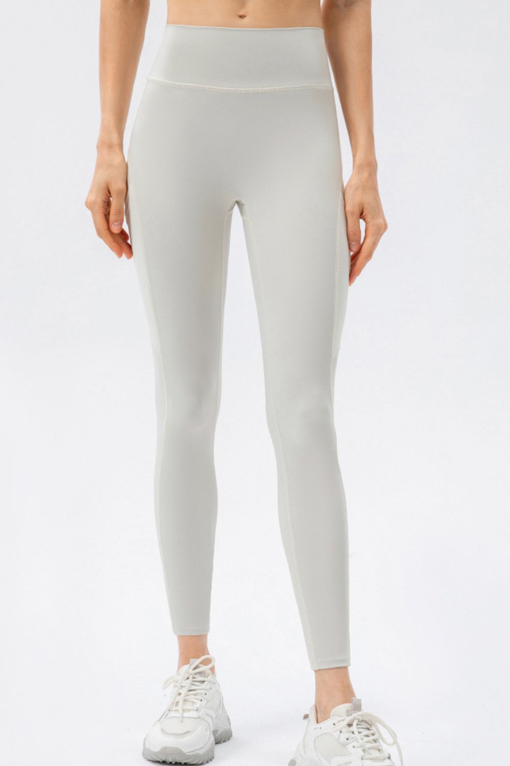 High Waist Slim Fit Long Sports Pants - Aurelia Clothing