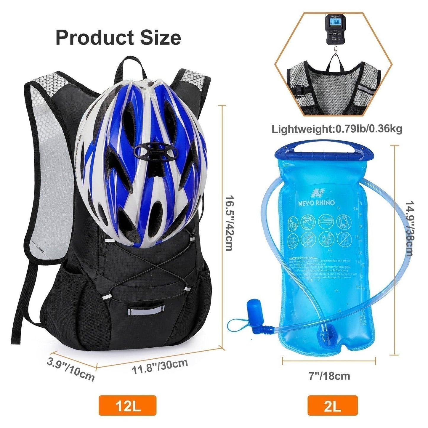 Hiking Bag Outdoor Sports Water Bag Oxford Cloth Backpack Ultra Light Hiking Bag Cycling Water Bag Backpack - Free Shipping - Aurelia Clothing