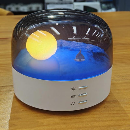 LED Warm Light Table Moon Lamp Decorative Table Light for Reading Room Bedside Living Room Night Light Bluetooth Speaker Lamp - Free Shipping - Aurelia Clothing