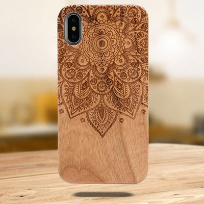 Laser Engraving Real Wood Cell Phone Case for iPhone XS MAX XR 7 8PLUS X Wooden Unique Shock Customized Bamboo Phone Cover Shell -  Free Shipping - Aurelia Clothing