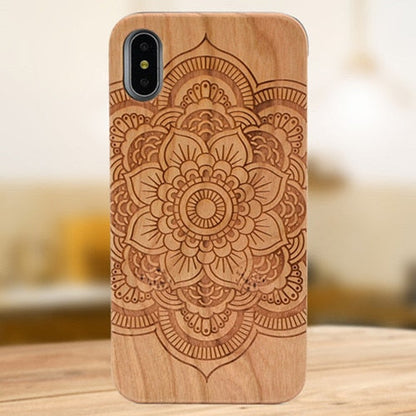 Laser Engraving Real Wood Cell Phone Case for iPhone XS MAX XR 7 8PLUS X Wooden Unique Shock Customized Bamboo Phone Cover Shell -  Free Shipping - Aurelia Clothing