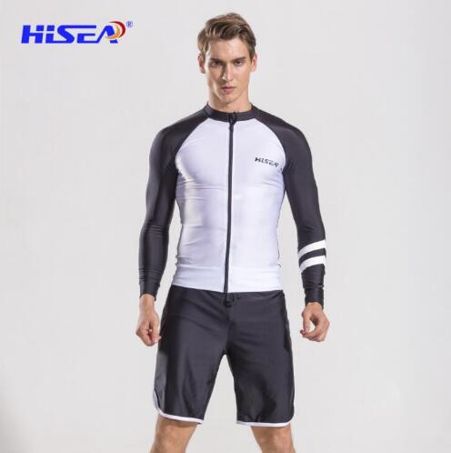 Long Sleeves Men Beach T-shirt Rash Guards Swimsuit - Free Shipping - Aurelia Clothing