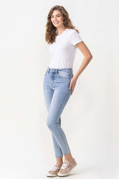 Lovervet Full Size Talia High Rise Crop Skinny Jeans - Aurelia Clothing