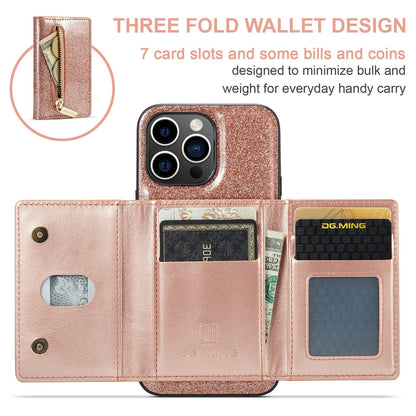 M3 For iPhone 14 Pro Max Glitter Wallet Protective Case iPhone 14 Pro Two In One Magnetic Phone Case - Free Shipping - Aurelia Clothing