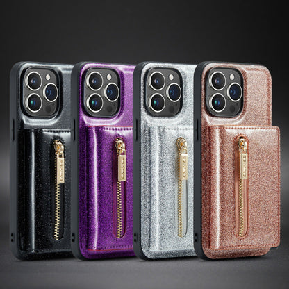 M3 For iPhone 14 Pro Max Glitter Wallet Protective Case iPhone 14 Pro Two In One Magnetic Phone Case - Free Shipping - Aurelia Clothing