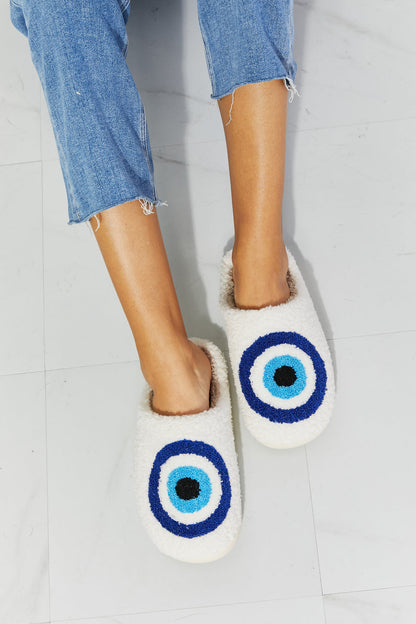 MMShoes Eye Plush Slipper - Aurelia Clothing