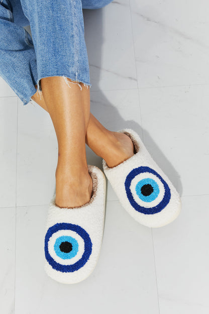 MMShoes Eye Plush Slipper - Aurelia Clothing